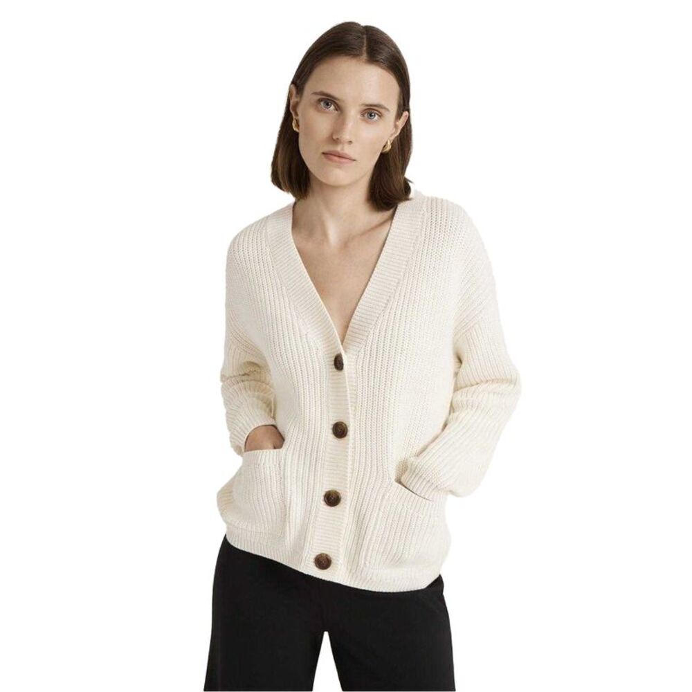 Finery Womens/Ladies Estella V Neck Long-Sleeved Cardigan / Ivory